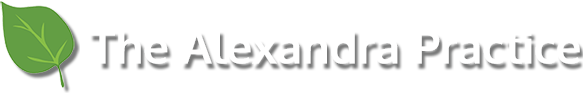 The Alexandra Practice logo and homepage link